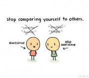 stop comparing yourself to others